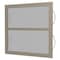 Ritescreen 23 in W x 51 in H Double-Hung Window Screen, DH2, UltraVue Mesh, Almond DH2-A29-MSUV-L00-H51-W23 - alternate 1